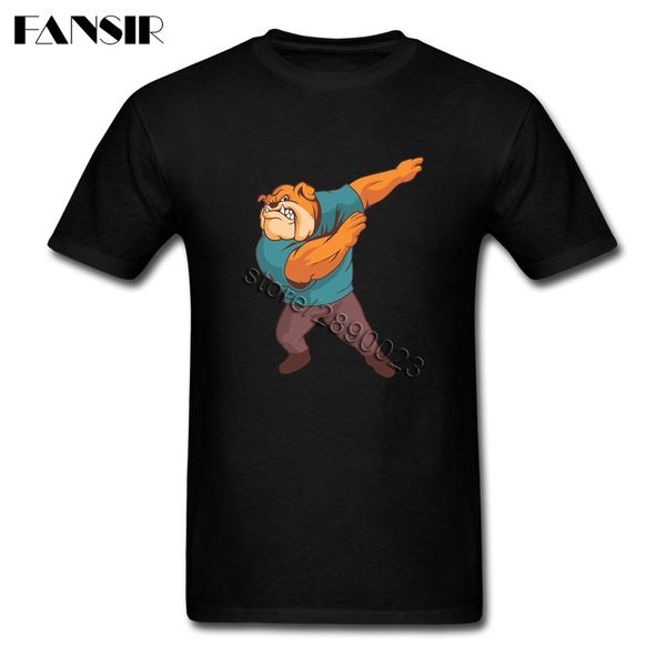 

bulldog dabbing dab dance men tshirt swag tshirts for men custom short sleeve big size tee for sport hooded sweatshirt hoodie