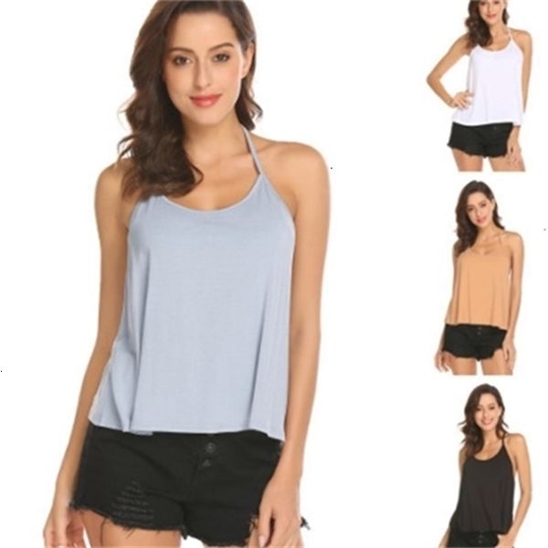 

2020 summer suspender vest loose women, White;black