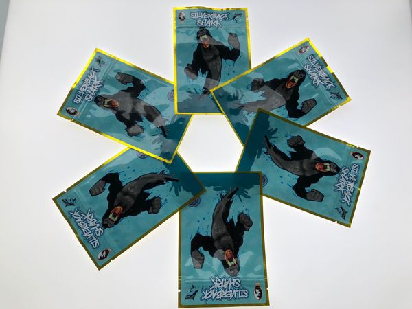 

silverback акулы shark bakery шутки up запах-взрывозащищенные resealable восковыми сумки для sf калифорнии 3.5-7g майларовом сумочки jllztx