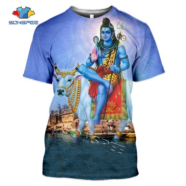 

summer men clothing 3d lord shiva print 3d print shirts hentai aesthetic humor men clothing