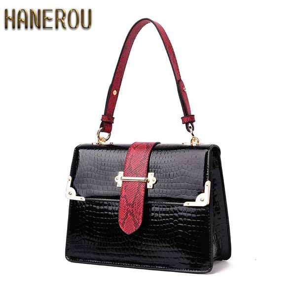 

2020 fashion pu leather handbags new vintage women shoulder bag luxury designers women bag ladies messenger sac