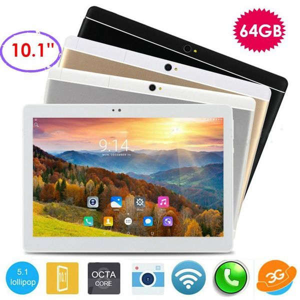 

2020 android 9.0 tablet pc 10.1 inch 6gb ram 128gb rom octa core dual cameras 2.0mp+5.0mp ips phone 4g wps tablets