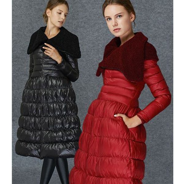 

winter thick and warm neck recovery, women's parka, 2019