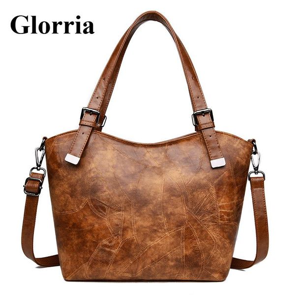

glorria new luxury handbag women bags designer crossbody bag women tote shoulder bag lady vintage stitching big sac