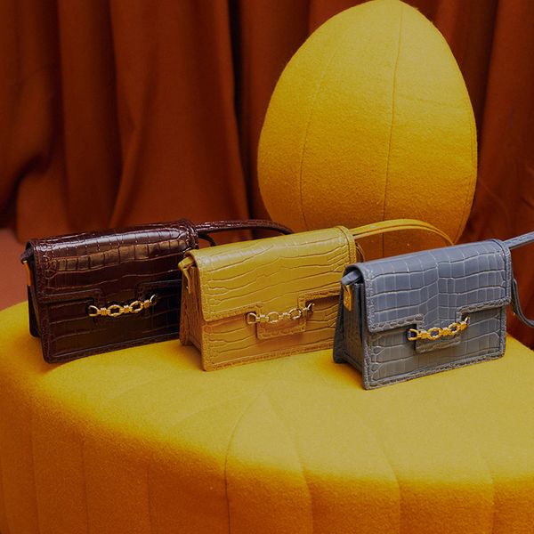 

lafestin handbags shoulder bag fashion 2020 new crocodile leather bags shoulder messenger bag c1223