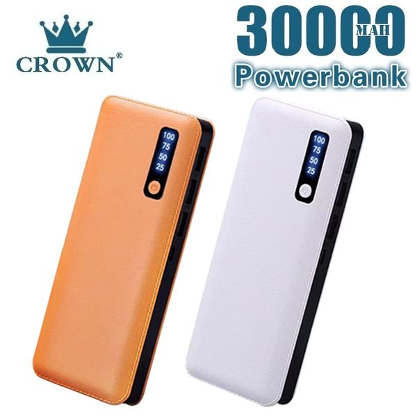 

power bank 30000mah portable 3 usb led digital display powerbank fast charging external battery for smart phone ing
