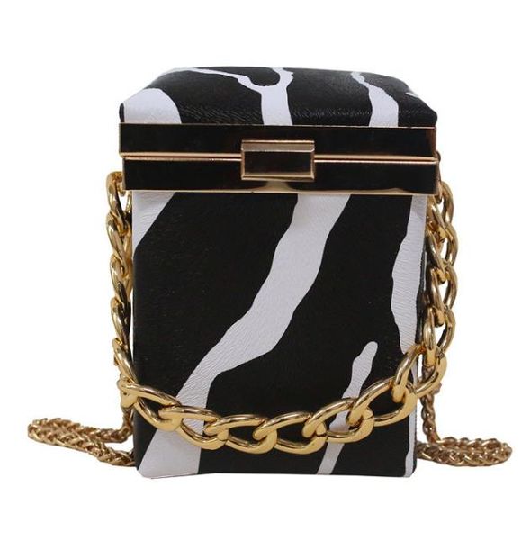 

fashion shoulder crossbody bags woman evening bag trunk shape selling designer bags 2020 retro special parttern 2020