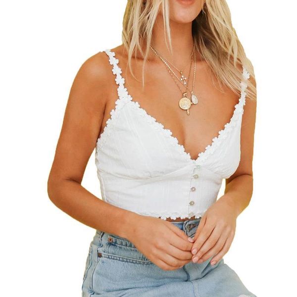 

summer casual women clothes 2021 white crop jacquard halter off shoulder drop shipping