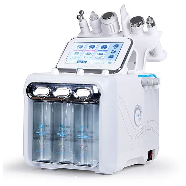 

new patter 6 in 1 hydra facial machine rf skin rejuvenaiton microdermabrasion hydro dermabrasion bio-lifting wrinkle removal hydrafacial spa