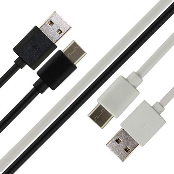 Cabos micro v8 tipo c para note 20 s20, cabo usb de carregamento de 1m 2m 3 pés 6 pés 10 pés tipo-c de carga rápida para android one plus