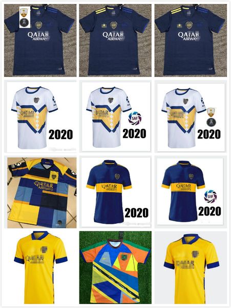 

20 21 boca gago new 2020 player version carlitos de rossi boca juniors soccer jerseys tevez pavon football shirts, Black;yellow