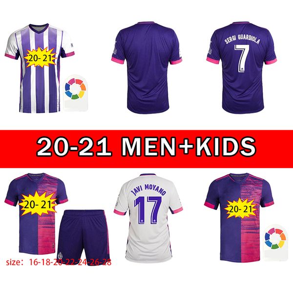 

2020 2021 real valladolid soccer jersey 20 21 fede s. r. alcaraz oo sergi guardiola óscar plano men kids fans version football shirt, Black;yellow