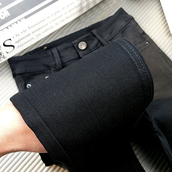 

black leggings with slub pattern for women