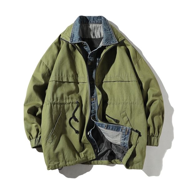 

2020 military men spring autumn cotton windbreaker hip hop coat men's bomber jackets cargo loose jacket male clothes