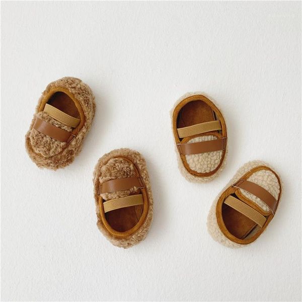 

winter infant shoes 2020 kids warm berber fleece prewalker baby boys girls thick soft insole casual shoes1