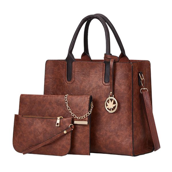 

2021 tote bag women 4 pgs/set ladies fellowships ombro courier composed leather bags women's handbag 86vo