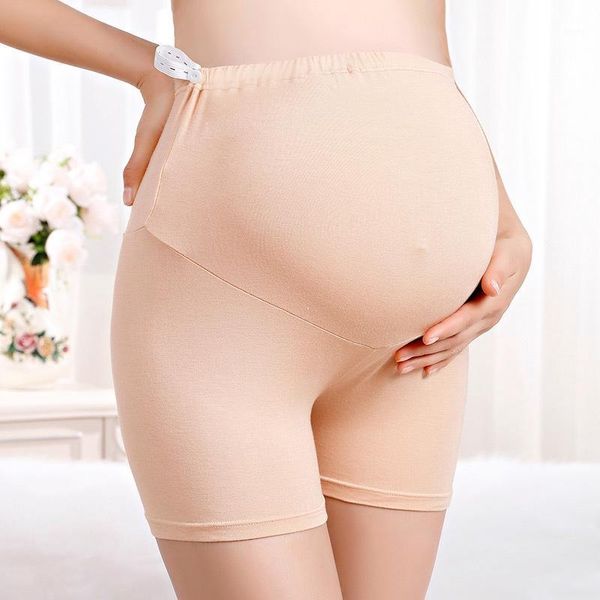 

maternity innerwear safety pants shorts breathable pregnant underwear1, Black;pink