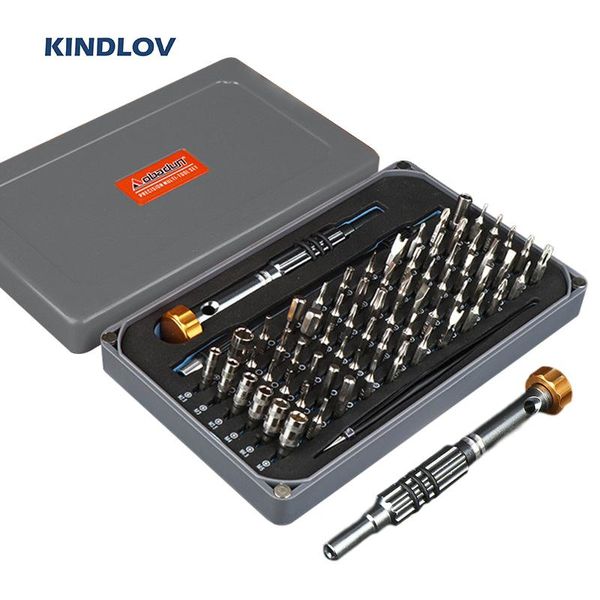 

kindlov precision screwdriver set 69 in 1 magnetic torx hex screw driver bits for phone screw nuts repair hand tools