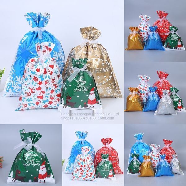 

lrnoo snowflake candy gift claus gift new year bag bag santa candy lucky moguq