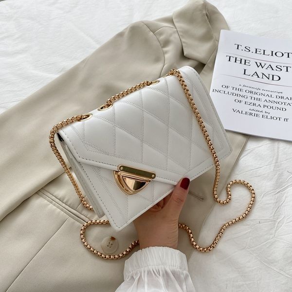 

summer versatile ins women's 2020 new fashion fashion chain single shoulder shoulder small square bagmessenger bag net red small square