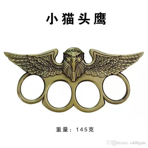 

defense tool hand metal skull buckle iron buckle four finger gloves tiger ring self defense support children pistol boxing 002