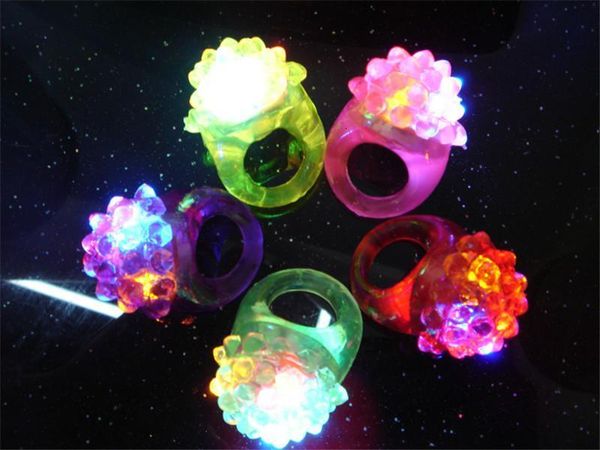 

rave soft flashing party blinking bubble ring jelly glow sellingcool led light up