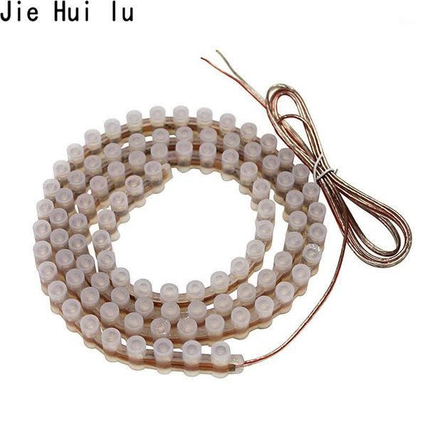 

emergency lights 1pcs 24/48/72/96/120cm flexible led strip soft pvc drl car motorcycle black license plate light luces great wall1