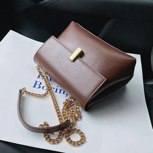 

unique design texture ladies chain shoulder female 2020 new fashion messenger bag square bag underarm width: 25cm