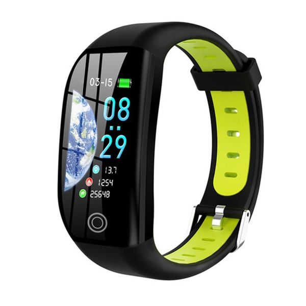 

f21 smart watch gps blood pressure measurement ip68 waterproof fitness tracker bracelet sleep heart rate monitor