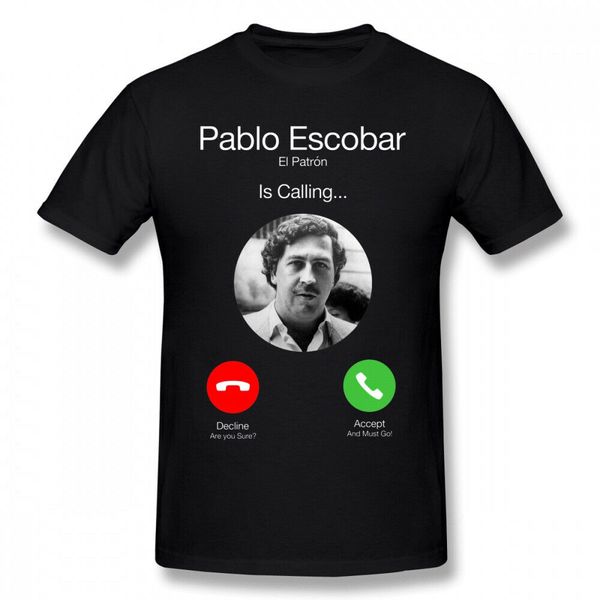 

pablo escobar calling men t shirt movie fashion summer men's casual o-neck male & tees mens tee shirts sport hooded sweatshirt hoodie