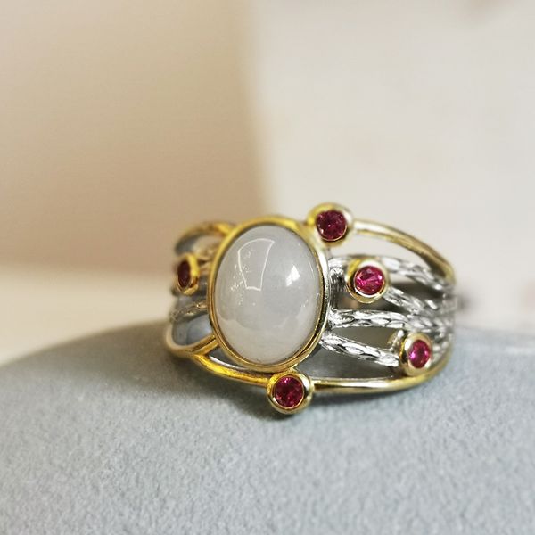 

wave ring, Golden;silver