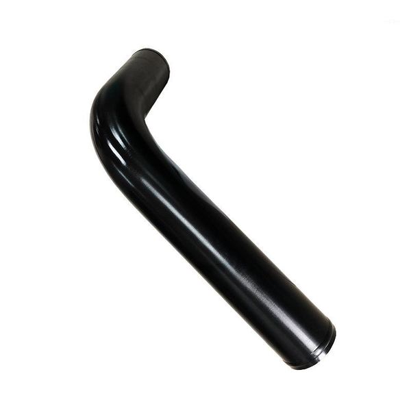

universal aluminum intercooler piping 75degree 2.5" black1