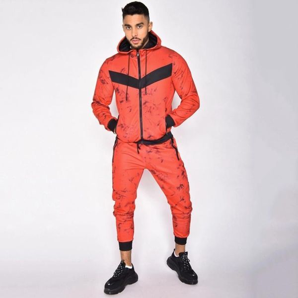 

men's autumn 2 pieces running tracksuit men sweatshirt sports set gym clothes training suit sport wear kg-77, Gray