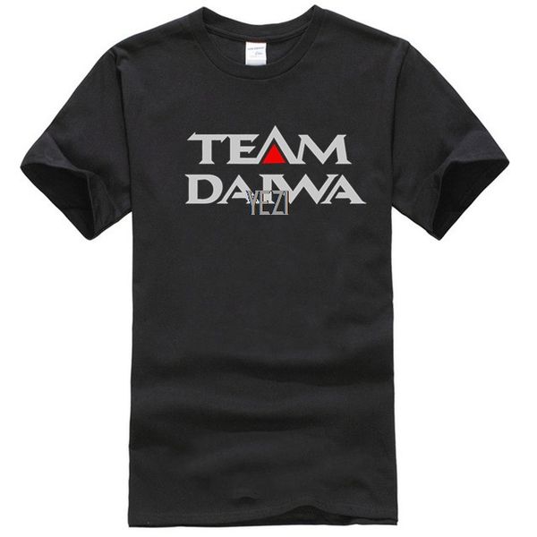 

new daiwa team fishing logo short sleeve black men's t-shirt size sport hooded sweatshirt hoodie