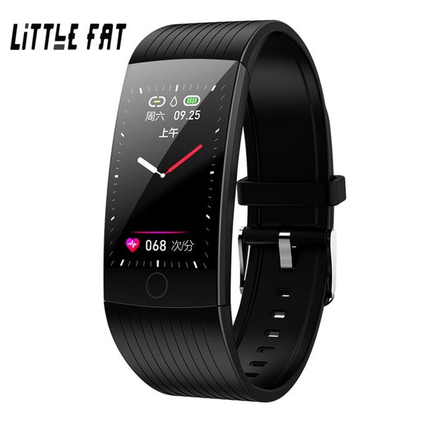 

new q18 large color screen smart bracelet heart rate oxygen blood prsure women's cycle monitoring waterproof multi exercise