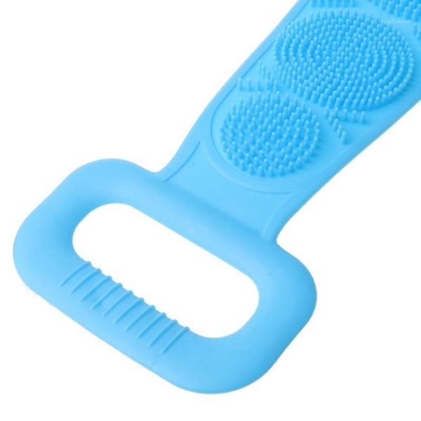 

bath brushes, sponges & scrubbers silicone towel body skin brush belt double sided exfoliating massage shower cleaning strap1