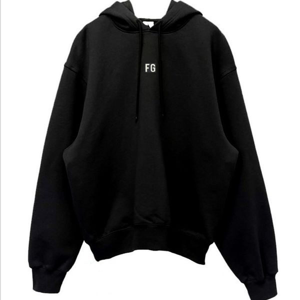 

hip hop mens hoodies pullover sports sweatshirts fashion men's fitness clothes double hat winter oversized c0127, Black