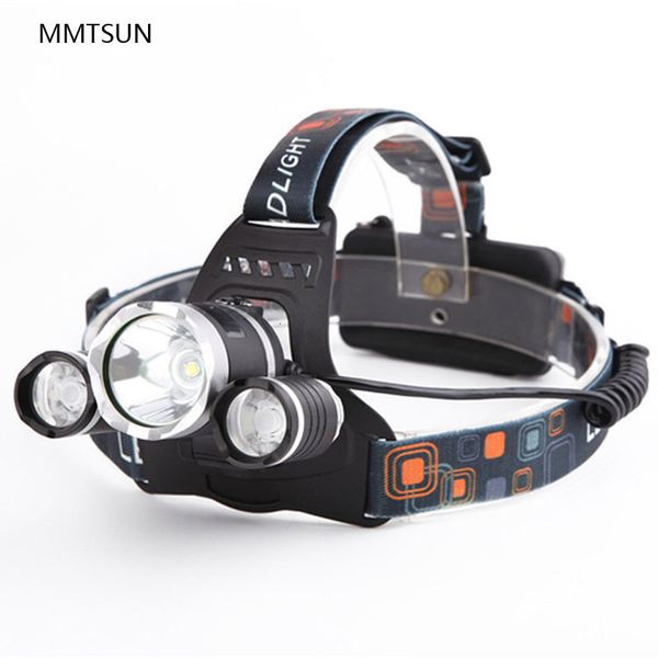 

2021 new cree headlamp xm l t6 + 2*xpe headlight led head lamp camp hike emergency light fishing outdoor equipment 6fvt