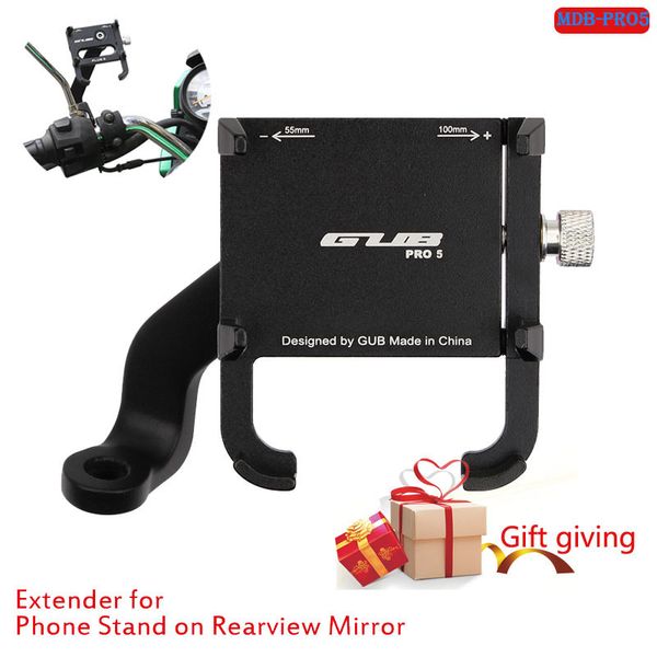 

360 rotating mobile holders stands for bmw motorcycle mount gub moto rearview mirror phone holder