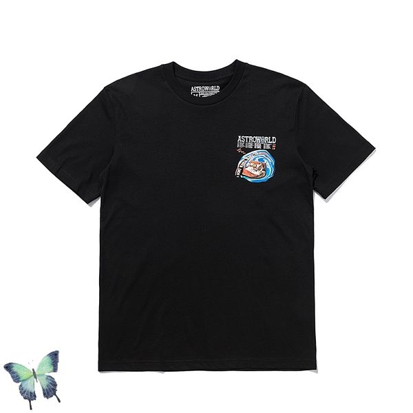 

2021 new t-shirt men women classic fashion t shirt cactus jack astronomical hip-hop style printing t-shirts lyfc, White;black