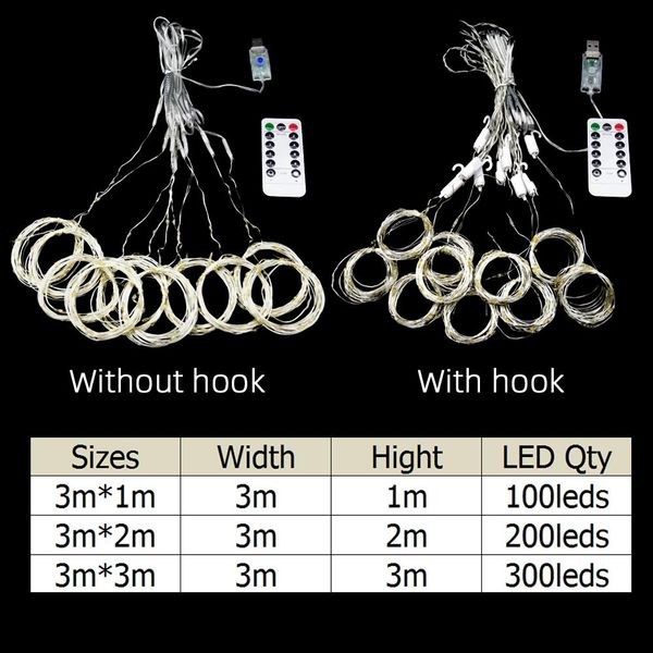 

рождественский праздник led украшения свет fairy bedroom строка garland дистанционного освещения занавес фары с дистанционным управлением кп