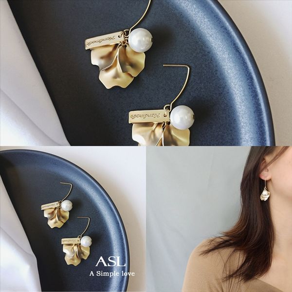 

2ujx personality earring felt interest rise gold hoop ma'am asymmetry earrings christmas originality cloth lovely, Golden