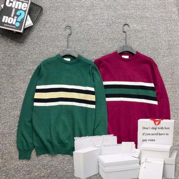 

мужчины контраст цвета свитер моды крокодил характер шаблон полосатый мальчик подросток осени tops mens пуловер повседневный свитер азиатски, White;black