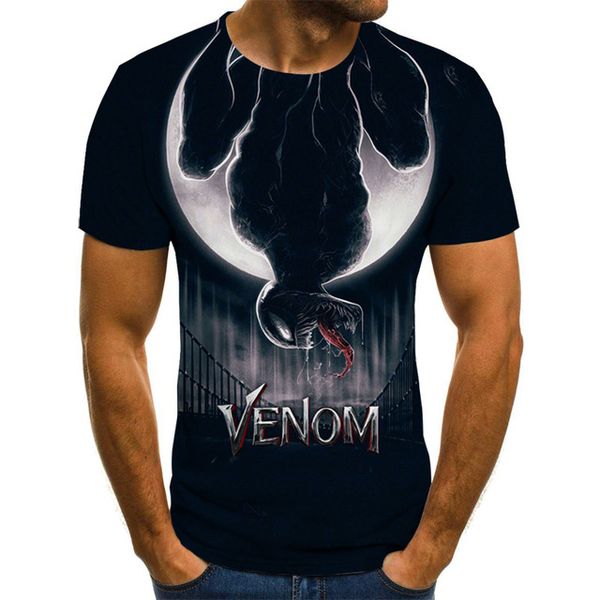 

venom sci-fi male boy clothing 3d print shirts horror horror aesthetic men clothing