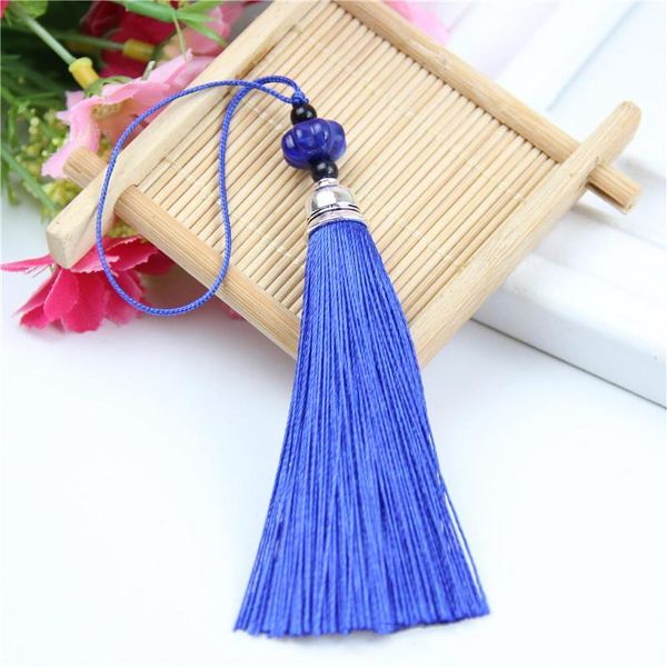 

5pcs pumpkin beads metal caps color tassel fringe pendant diy crafts material trim bookmark gift car hang rope decor accessories h wmtxyh