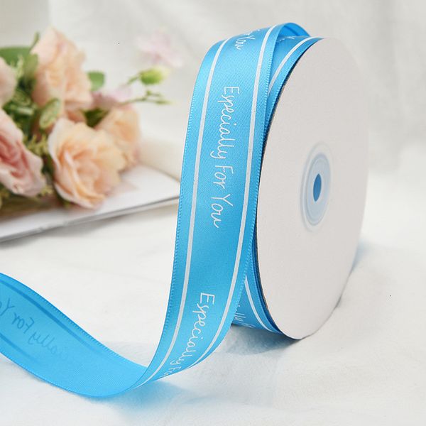 

25mm*45m just for you polyester ribbon diy bow craft ribbons card gifts wrapping floral cable tied baking package decora 5 nvxkz