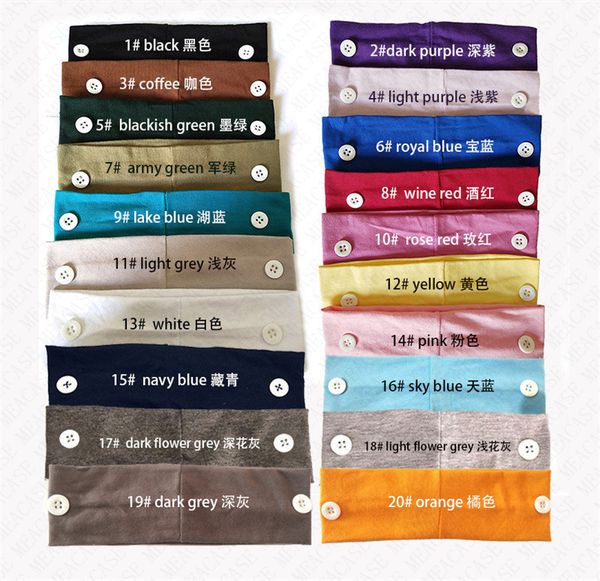 

headbands with elastic cotton sports button face ear protection mask holder head band for adults kids headscarf accessories d8506