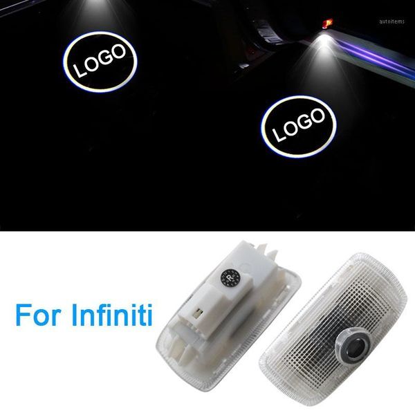 

2pcs 12v led car door welcome logo projector shadow light for infiniti fx g m ex q50 q70 q60 qx50 qx70 qx80 for1