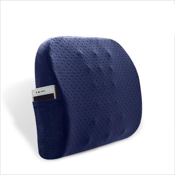 

slow rebound memory foam lumbar back support cushion travel pillow for office home car chair decoration cushion yxlkxh loveshop01