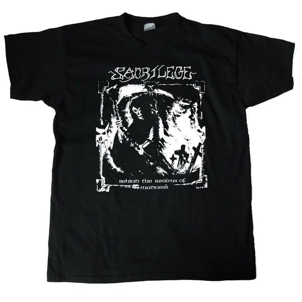 

sacrilege behind the realms of madness 1985 album cover t-shirt cool gift personality tee shirt sport hooded sweatshirt hoodie